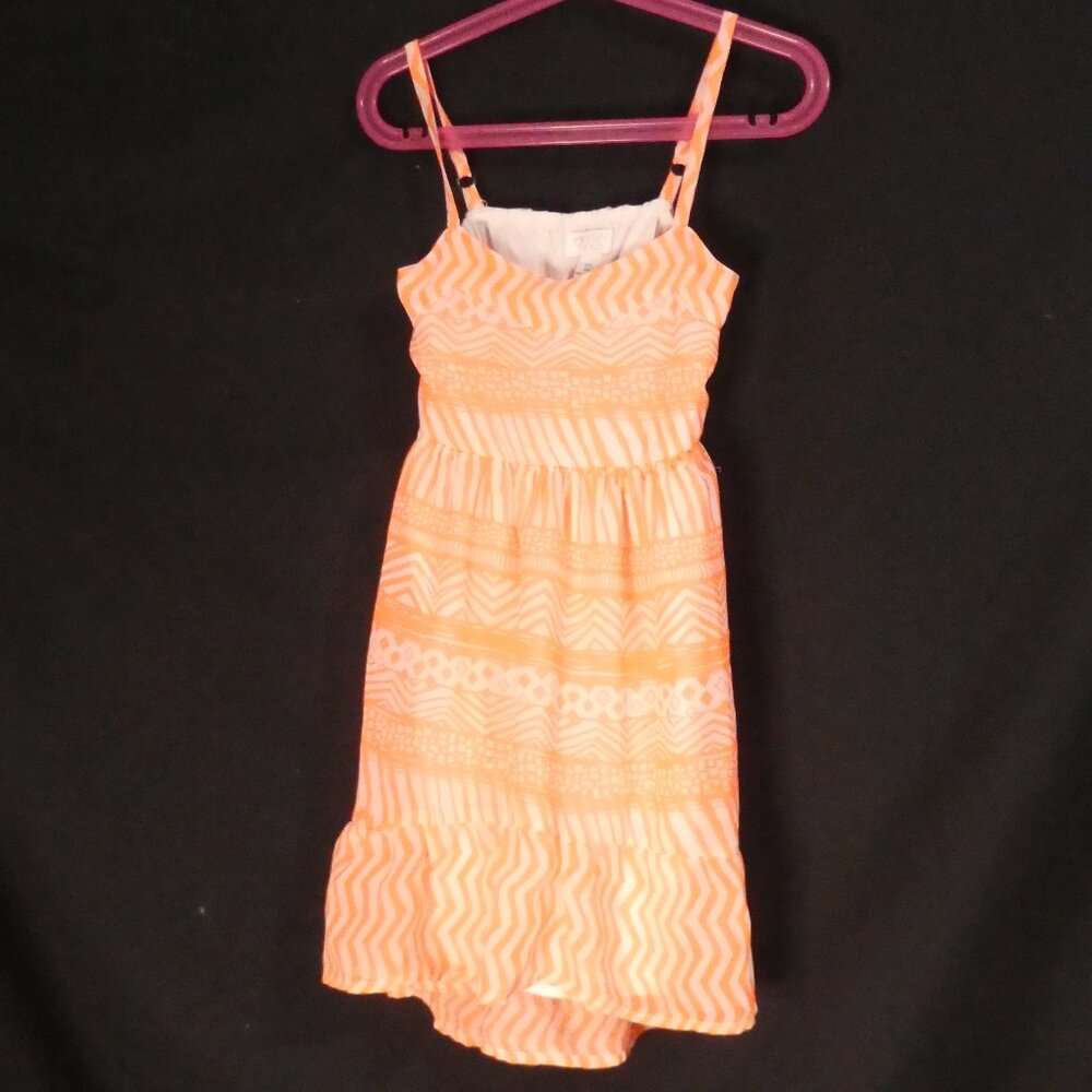 CHILDREN'S PLACE | small (5/6) | Fully Lined Orange Sleeveless Summer Dress